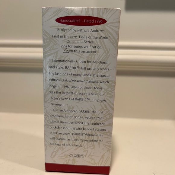 Hallmark Native American Barbie Ornament - Picture 8 of 9